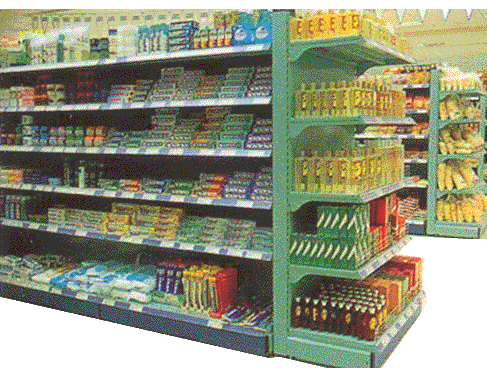 market shelf